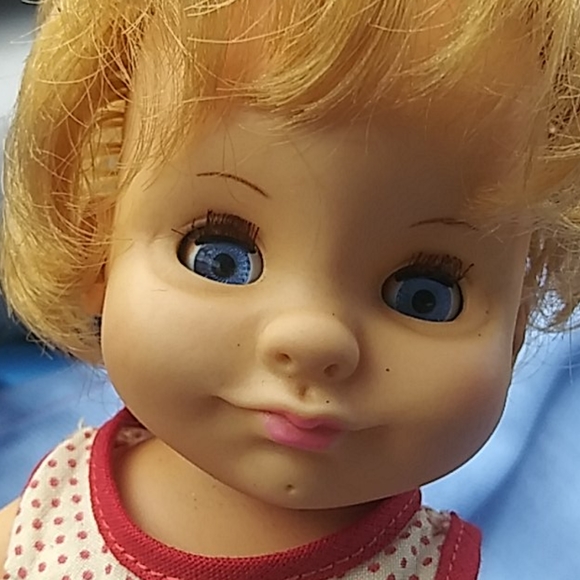 ANCIENNE POUPEE BAIGNEUR RATTI DE 55 CM